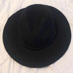 Urban Outfitters Black Panama Ecote Felt Hat